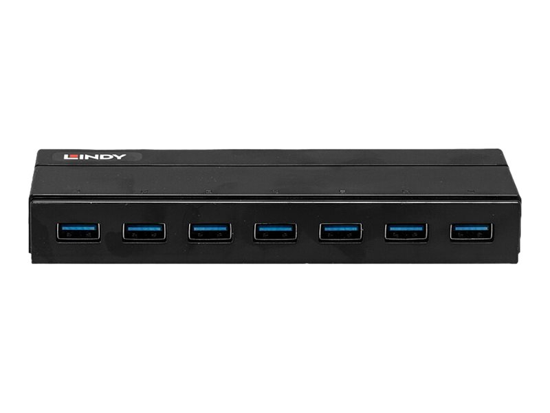 LINDY USB 3.1 Hub 7 Port u. Ladefunktion