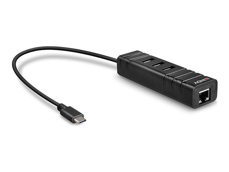 LINDY USB 3.1 Hub und GB Ethernet Adapt.