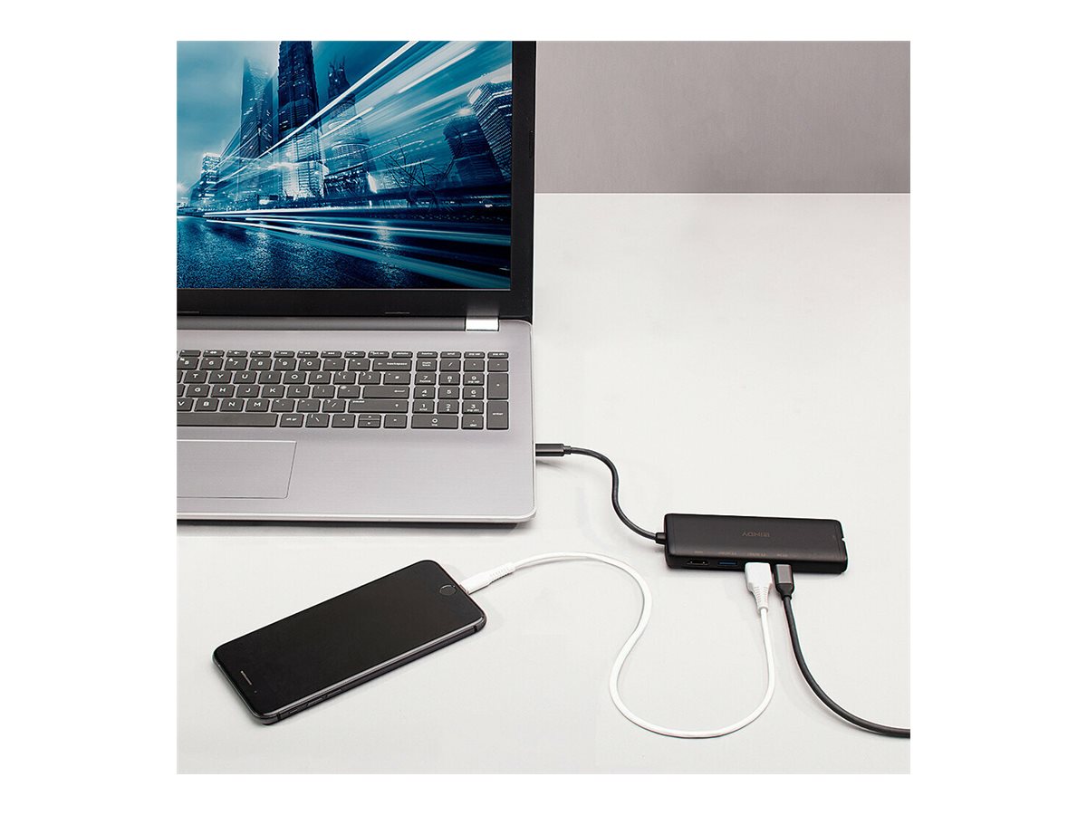 LINDY DST-Mini, USB Typ C 4K Laptop Mini Dock