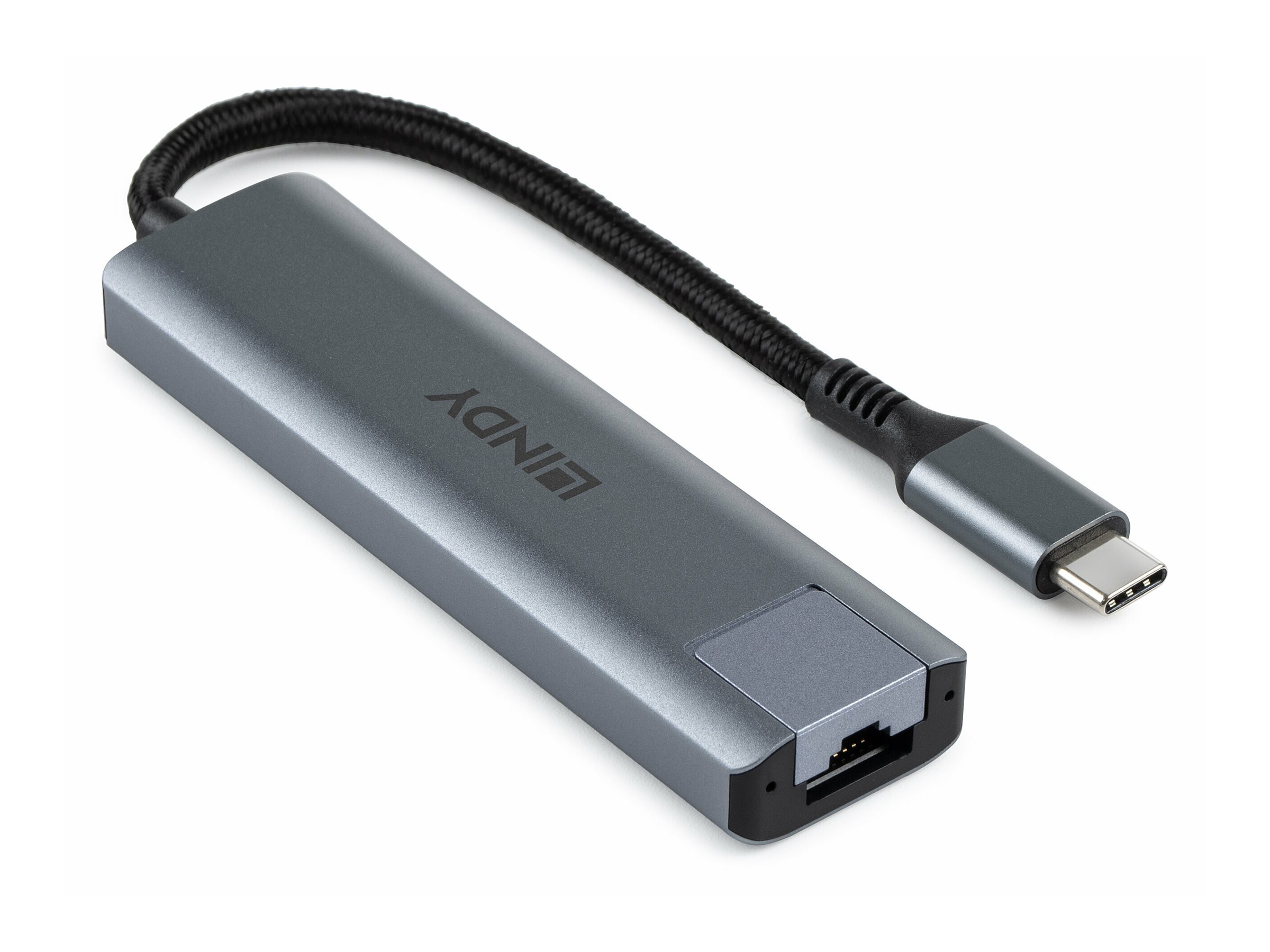 LINDY USB 3.2 Gen 2 Typ C Hub & Gigabit Ethernet