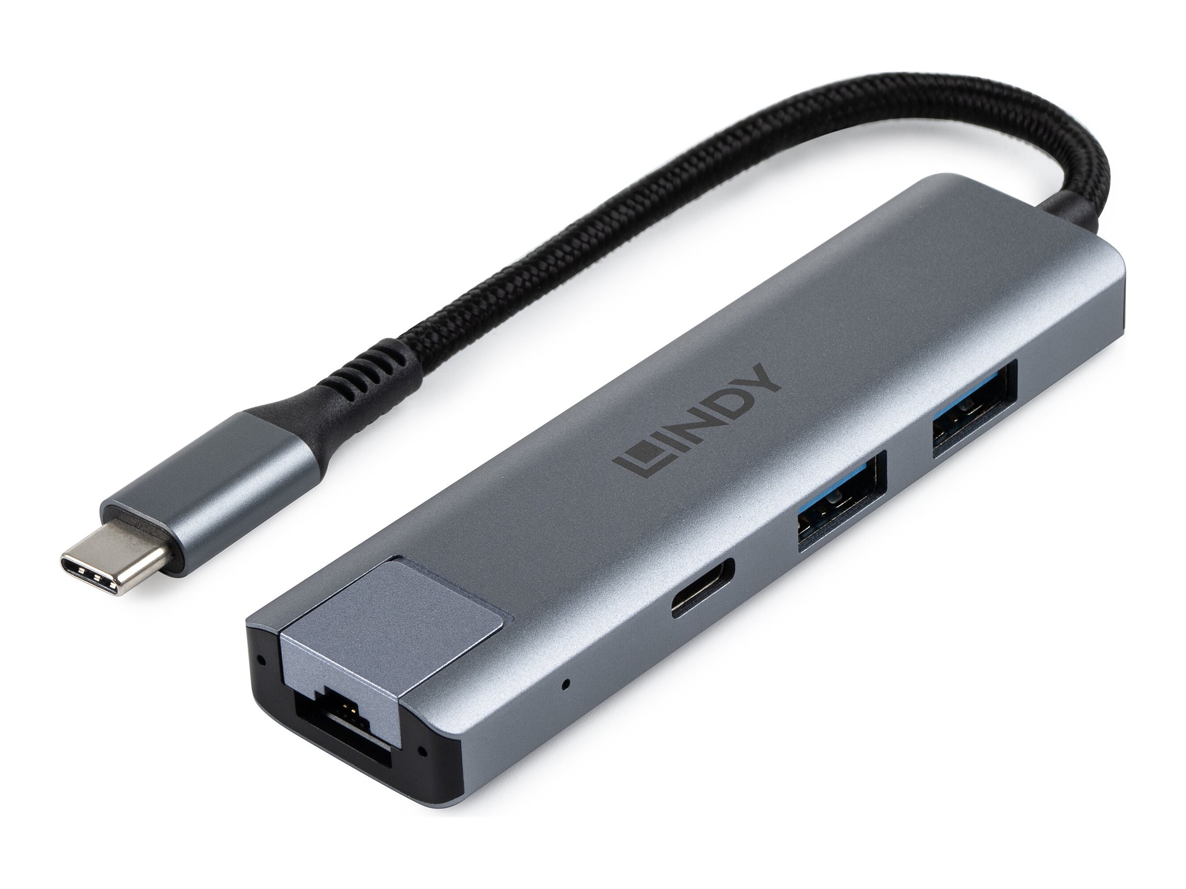 LINDY USB 3.2 Gen 2 Typ C Hub & Gigabit Ethernet