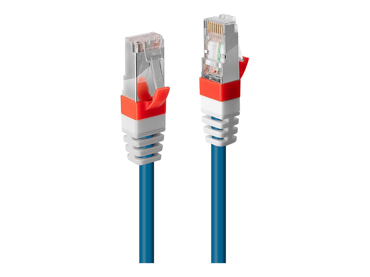 LINDY Patchkabel Cat6(A) SSTP / S/FTP PIMF blau 1.00m 10Gbit