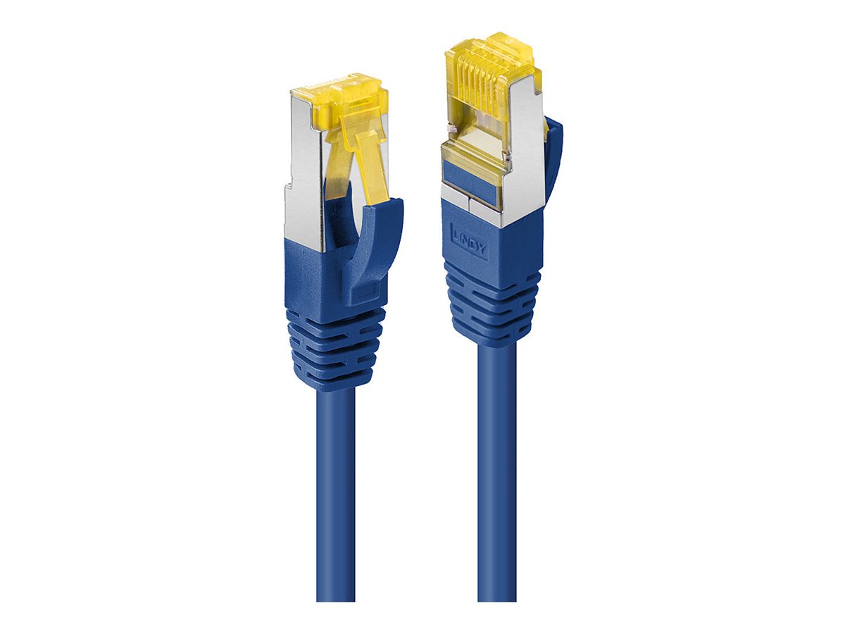 LINDY Patchkabel Cat6A S/FTP LSZH Cat7 Rohkabel blau  7.50m