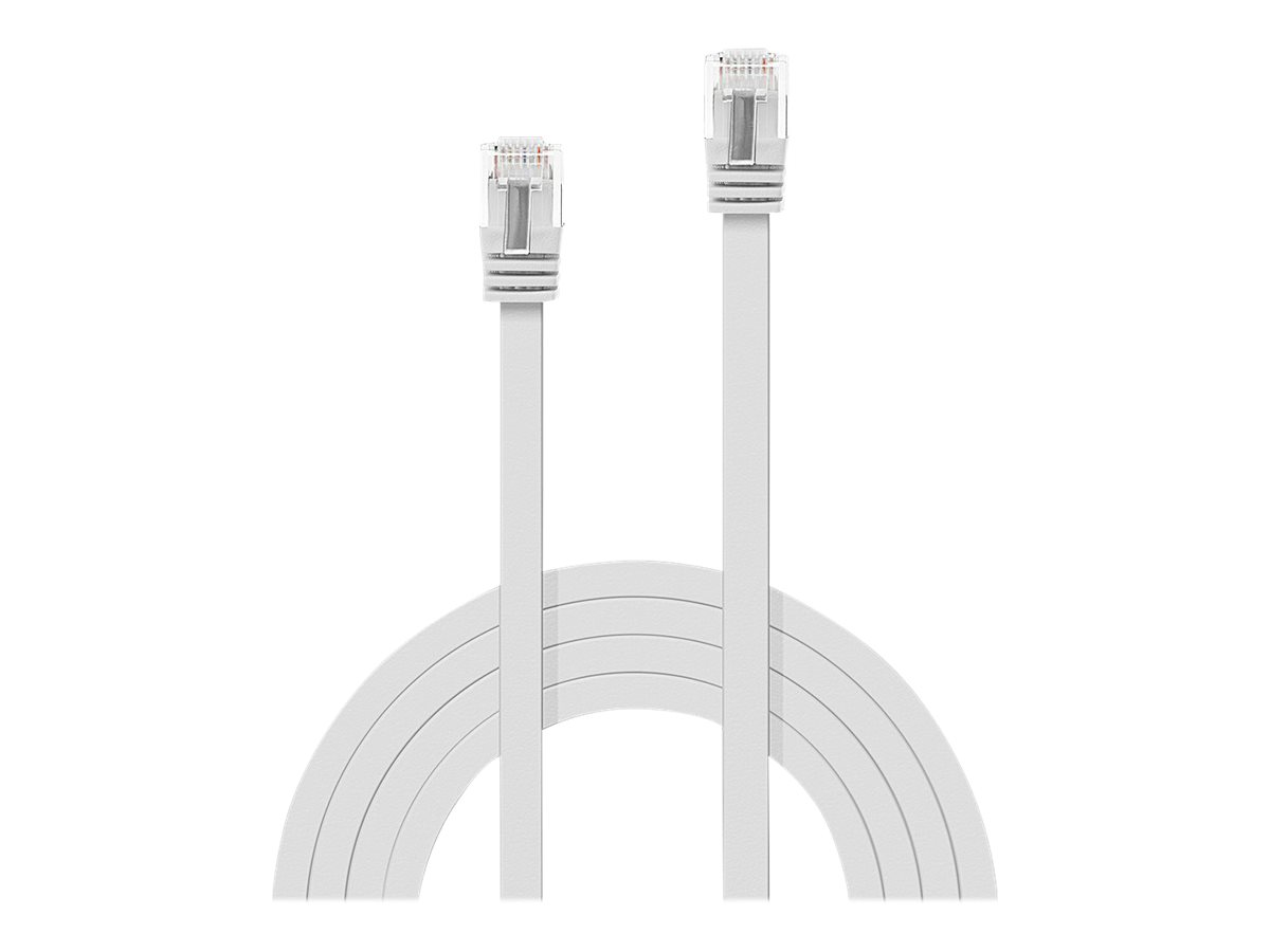 Lindy 5m Cat.6 Netzwerkkabel Weiß Cat6