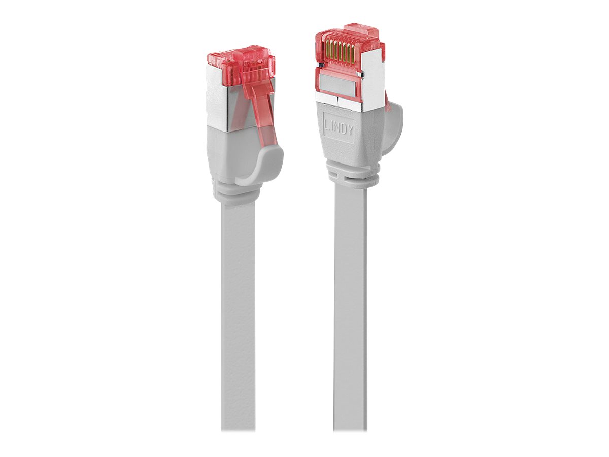 LINDY Patchkabel Cat6 U/FTP Flachband grau 5.00m