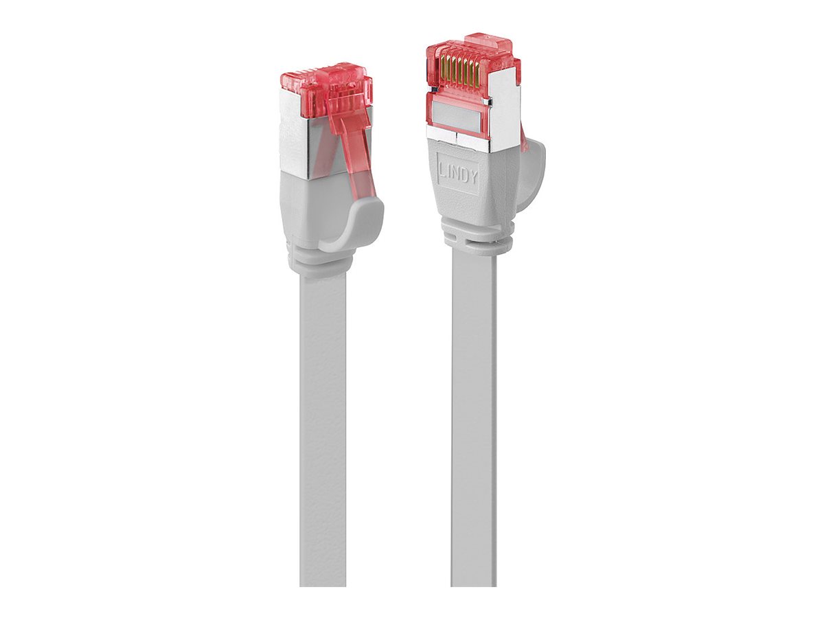 LINDY Patchkabel Cat6 U/FTP Flachband grau 5.00m