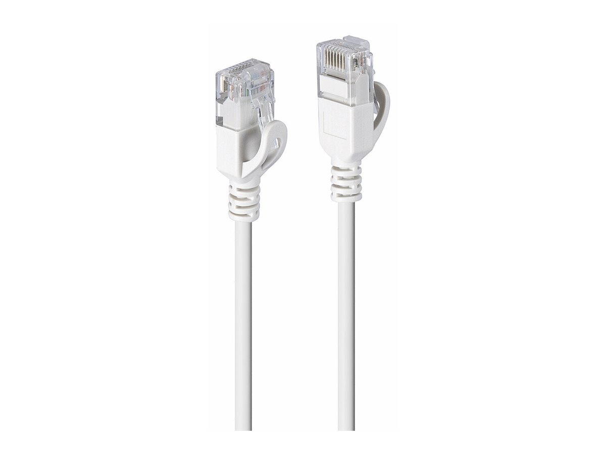 LINDY Patchkabel Cat.6A F/UTP Ultra Slim grau 0,5m