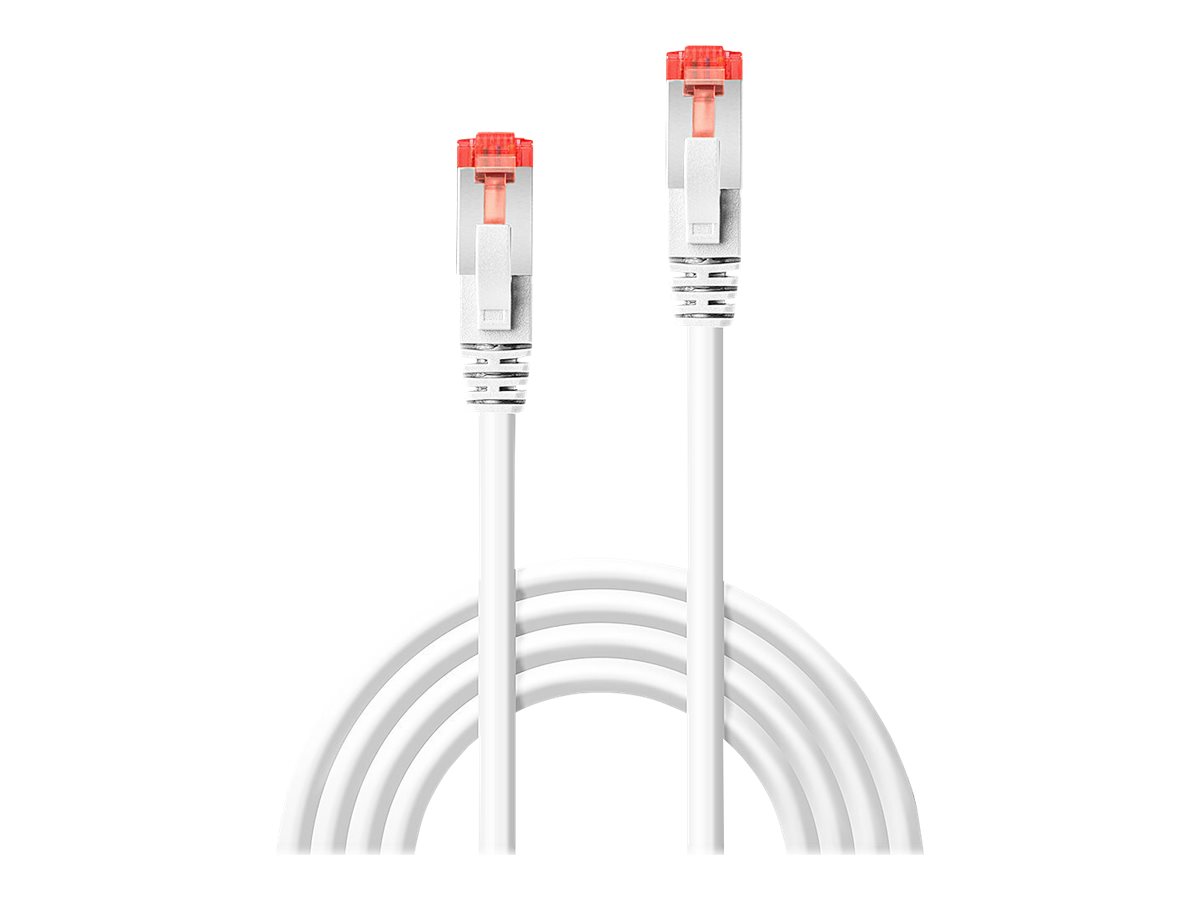 LINDY Cat.6 S/FTP Kabel, weiss, 3m
