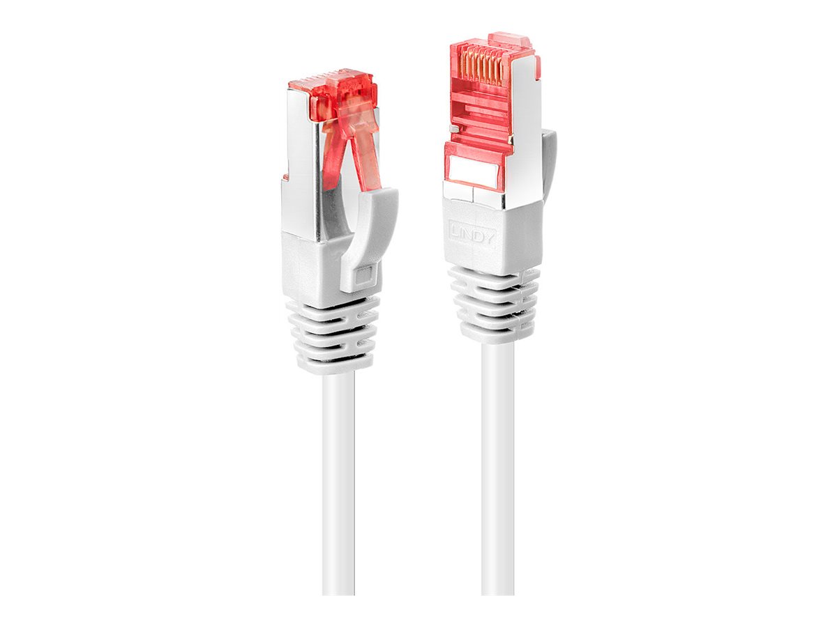 LINDY Cat.6 S/FTP Kabel, weiss, 3m