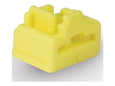 LINDY RJ45 Port Schlösser GELB, 20 Stück