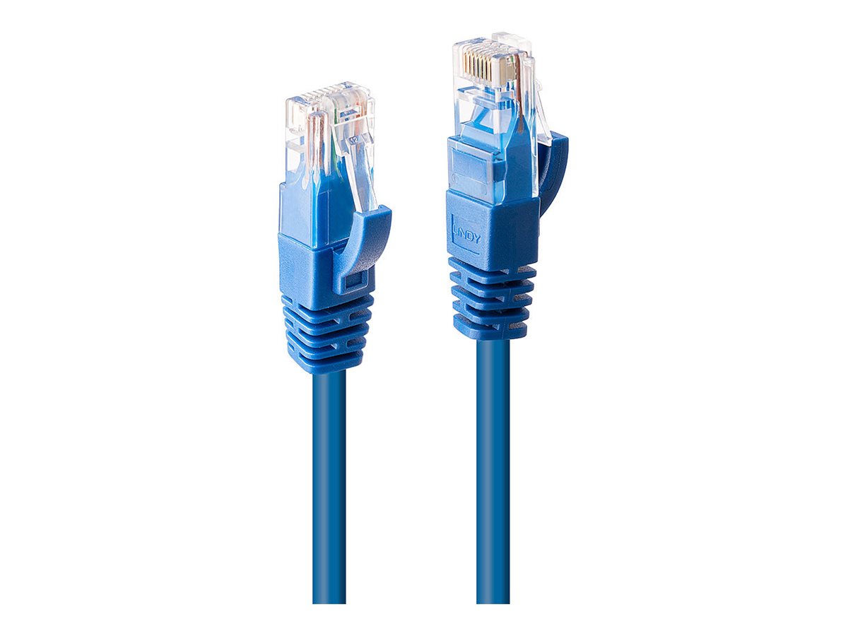 LINDY Patchkabel Cat6 U/UTP blau 0.30m