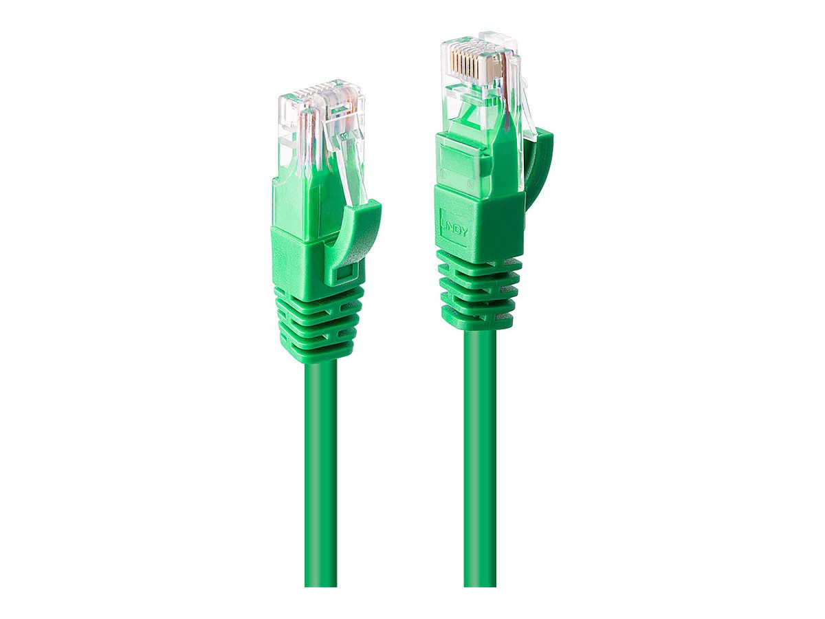 LINDY Cat.6 U/UTP Kabel, grün, 7,5m