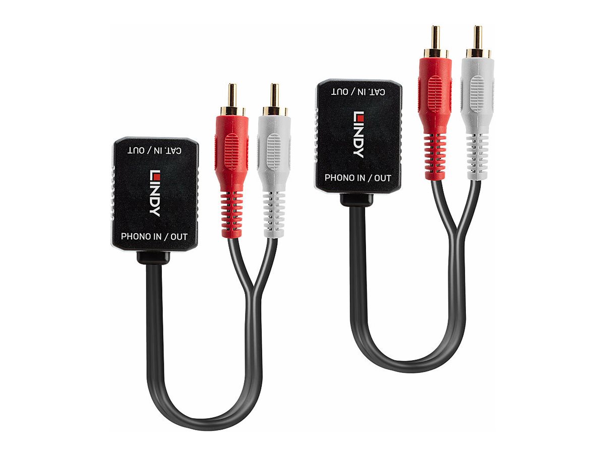 Lindy 70460 Audio-/Video-Leistungsverstärker AV-Sender Schwarz, Rot, Weiß