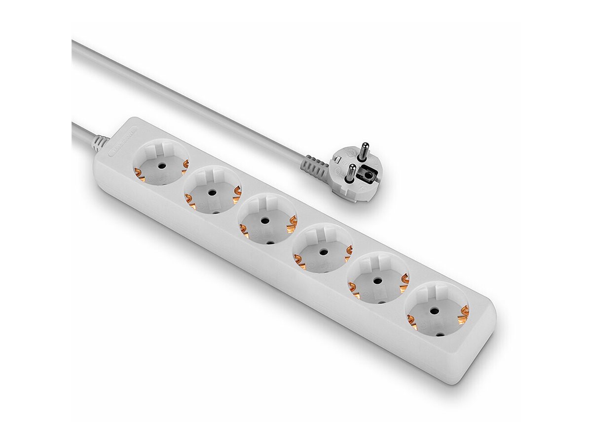 LINDY Steckdosenleiste Schuko 6-Fach