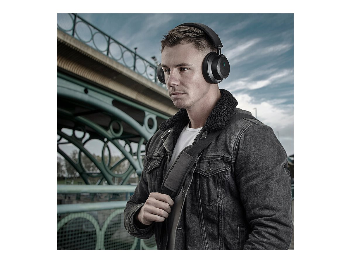 Lindy LH900XW Kopfhörer Verkabelt & Kabellos Kopfband Anrufe/Musik USB Typ-C Bluetooth Schwarz
