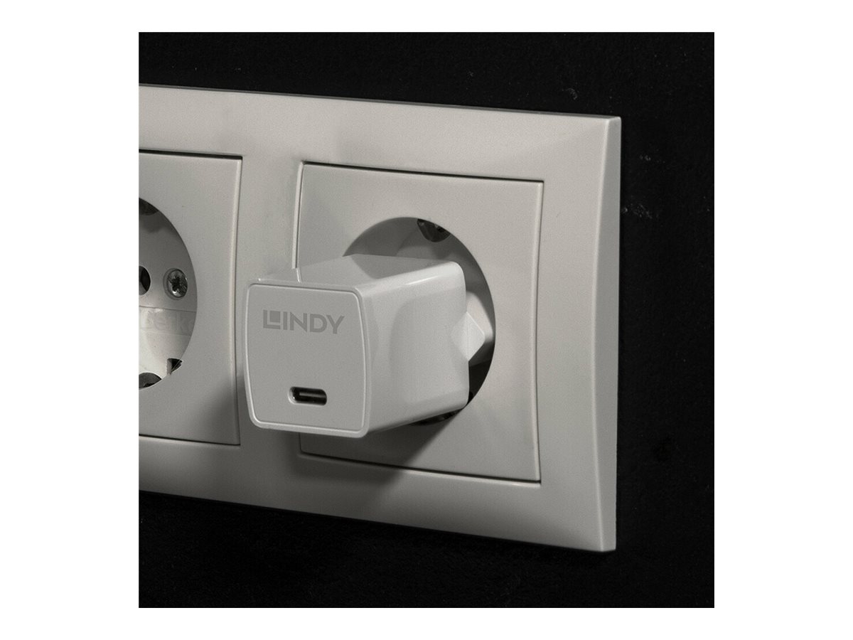 Lindy 73410 Ladegerät für Mobilgeräte Smartphone Weiß AC Drinnen