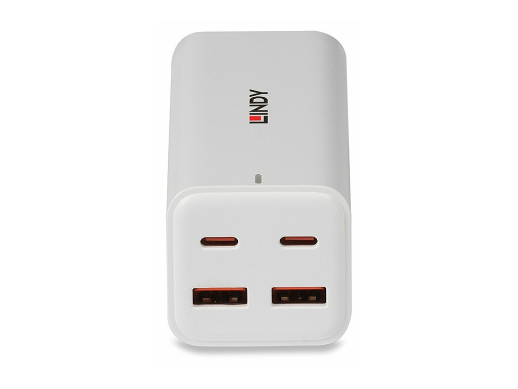 LINDY 100W 4-Port USB Desktop GaN Charge
