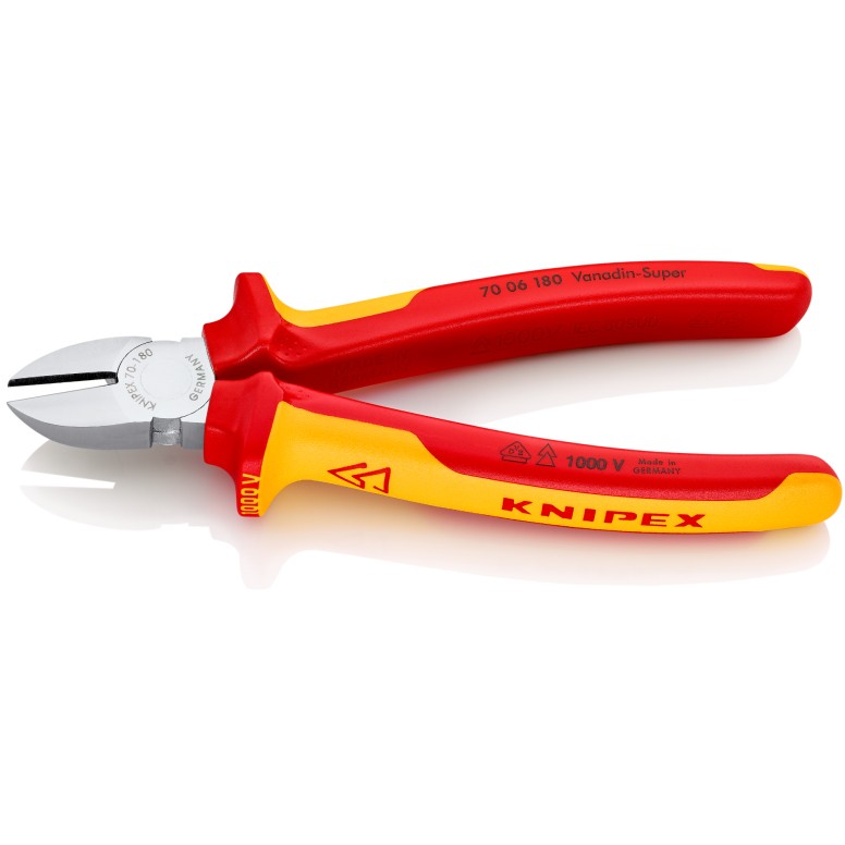Knipex VDE-Seitenschneider 180mm 7006180