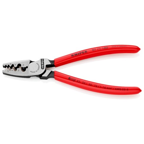 Knipex Aderendhülsenzange 180mm 9771180 0,25-16,0mm²