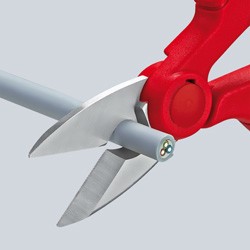 Knipex Elektrikerschere 950510SB Crimpstelle für Aderendhülsen bis 6,0mm²
