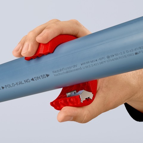 Knipex Rohrschneider BiXØ 902210BK Kunststoffrohr/Dichthülsen 20-50mm