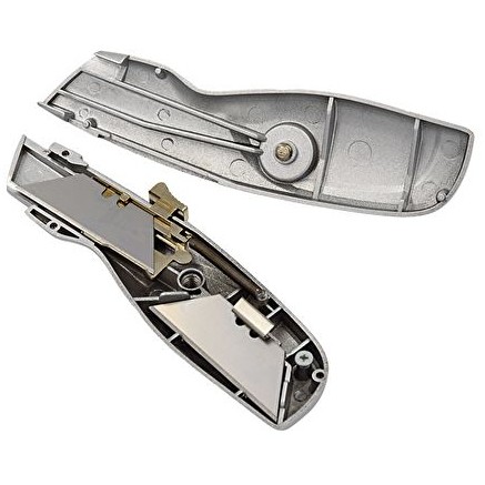 WEDO Cutter Safety Alu BASIC 2 Ersatzklingen TÜV/GS 96g Silb