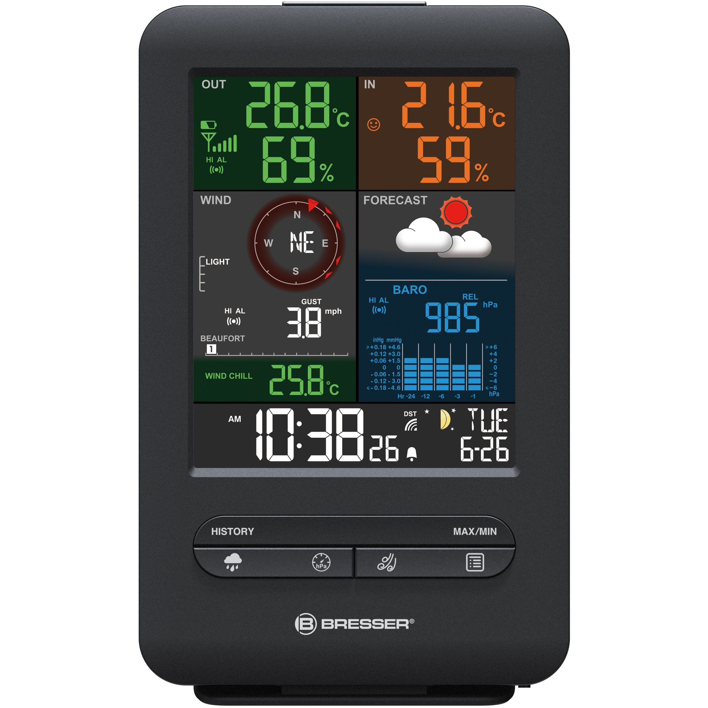 Bresser Optics 7002525 digital weather station