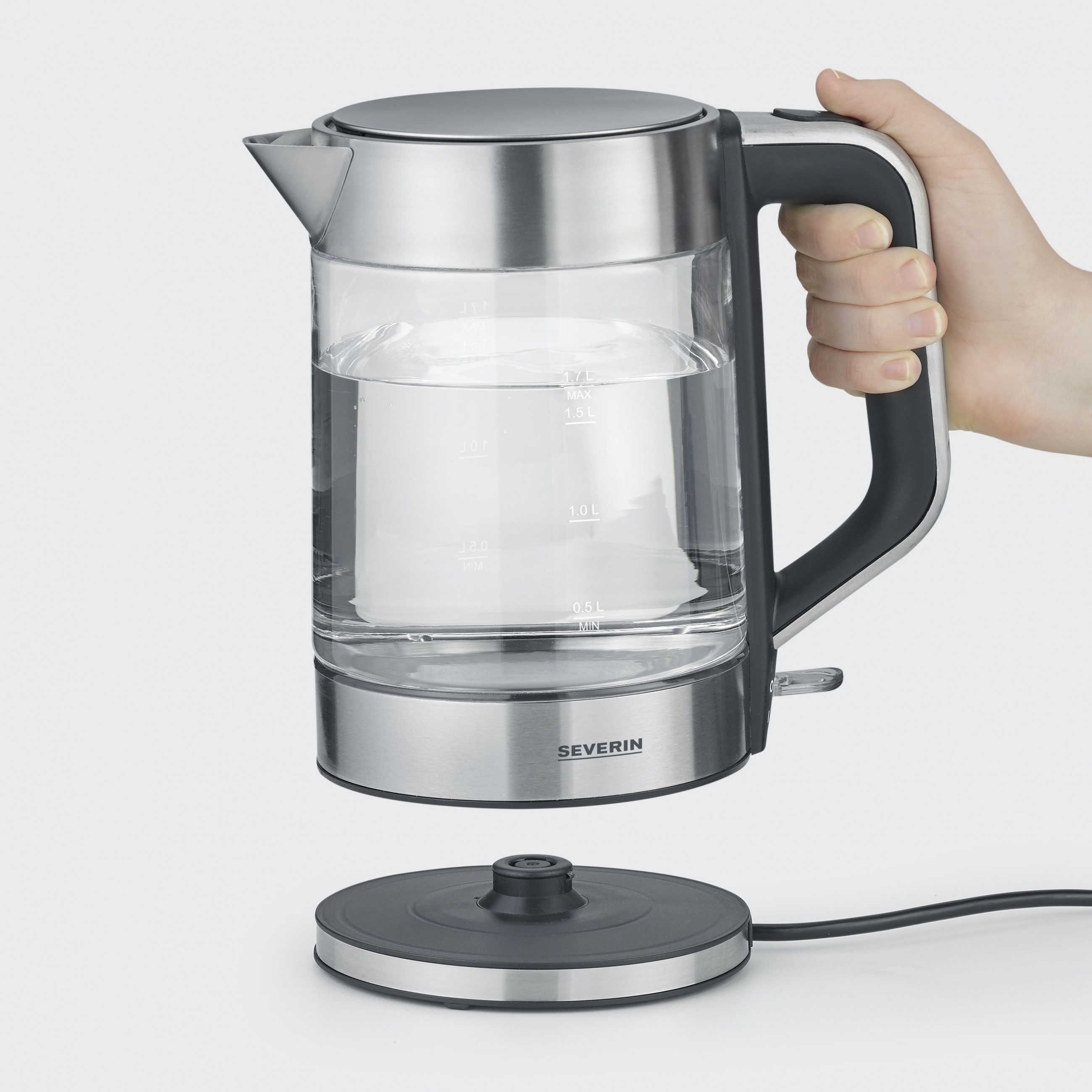 Severin WK 3420 Glas-Tee-/Wasserkocher