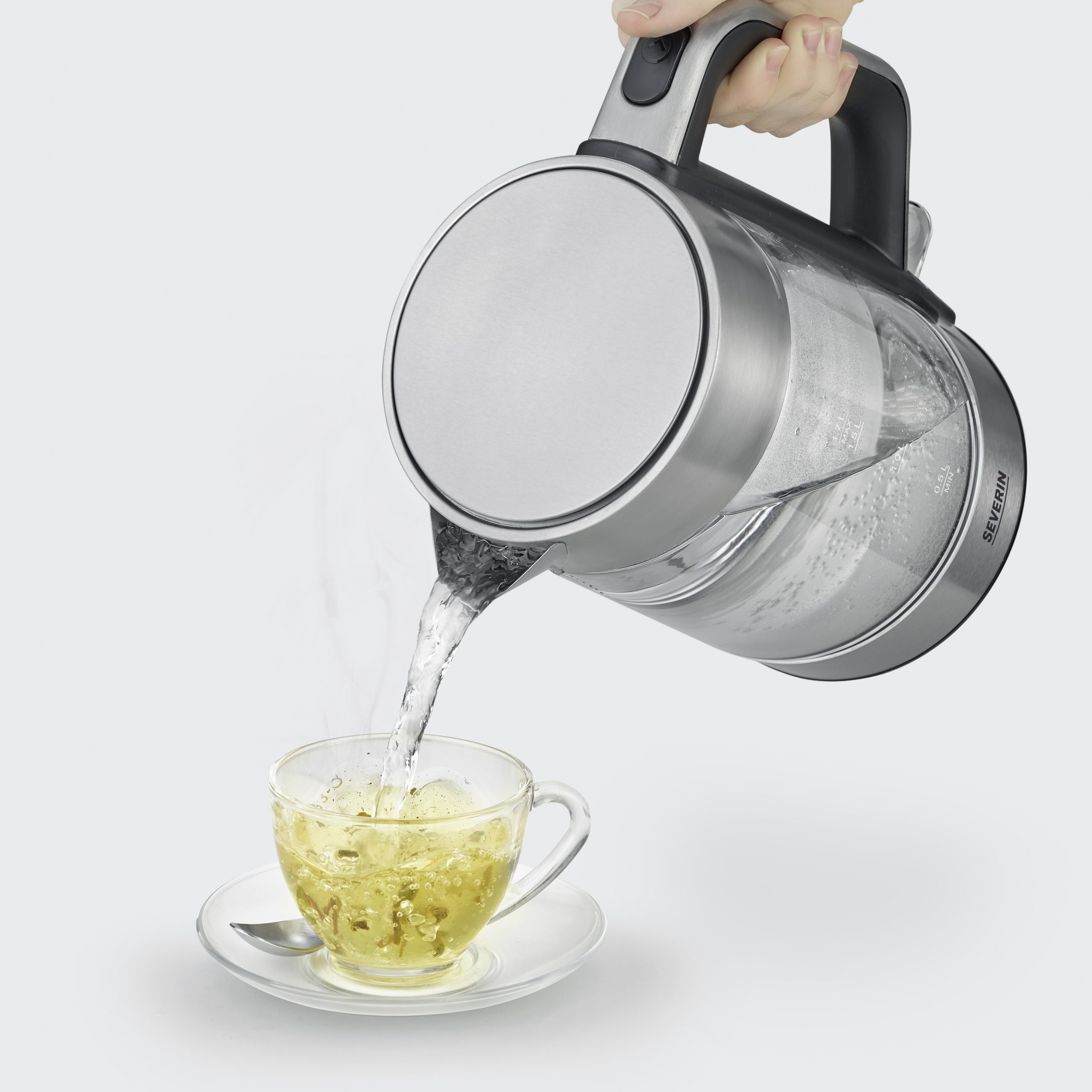 Severin WK 3420 Glas-Tee-/Wasserkocher
