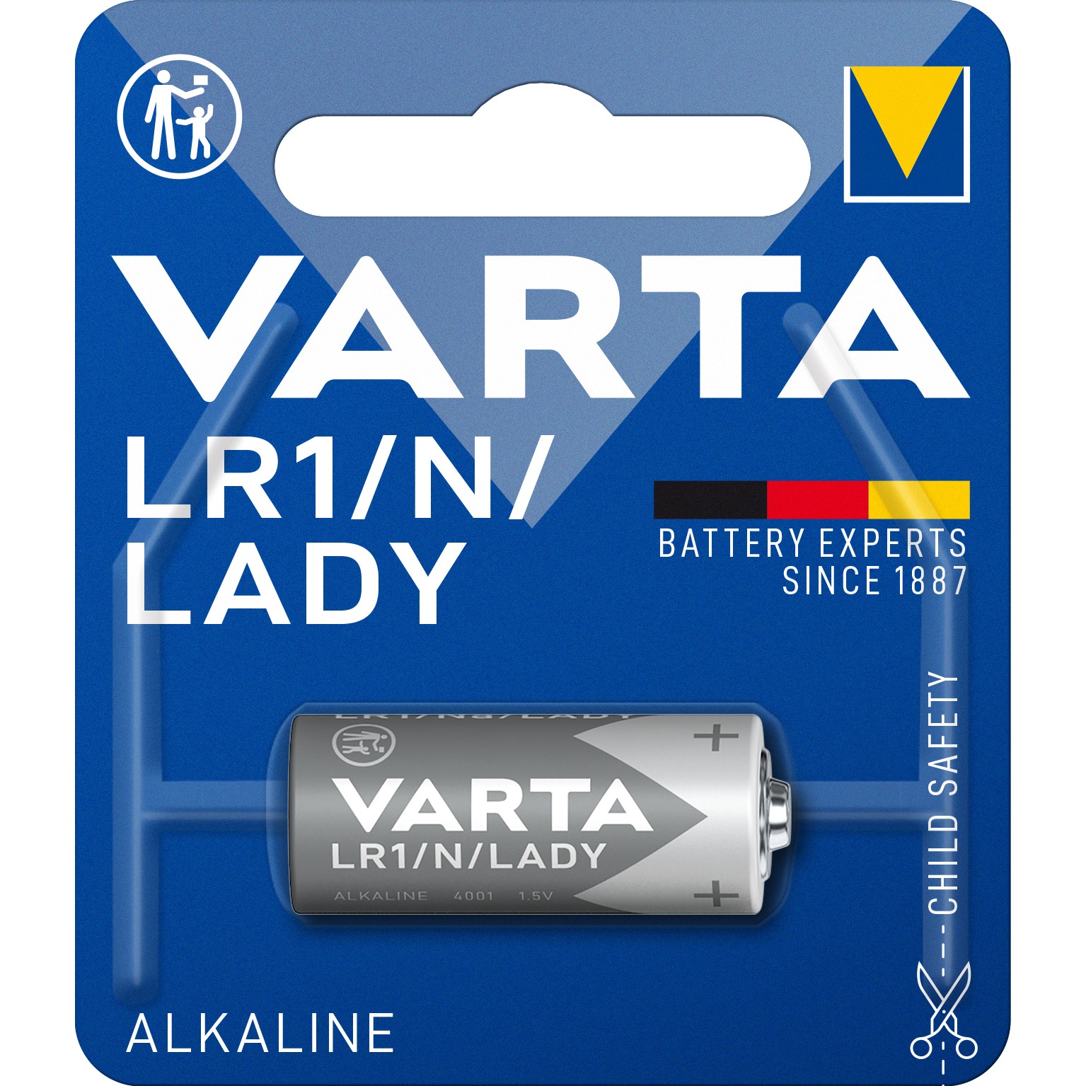 VARTA LR1, N, LADY, 1,5V, 850mAh