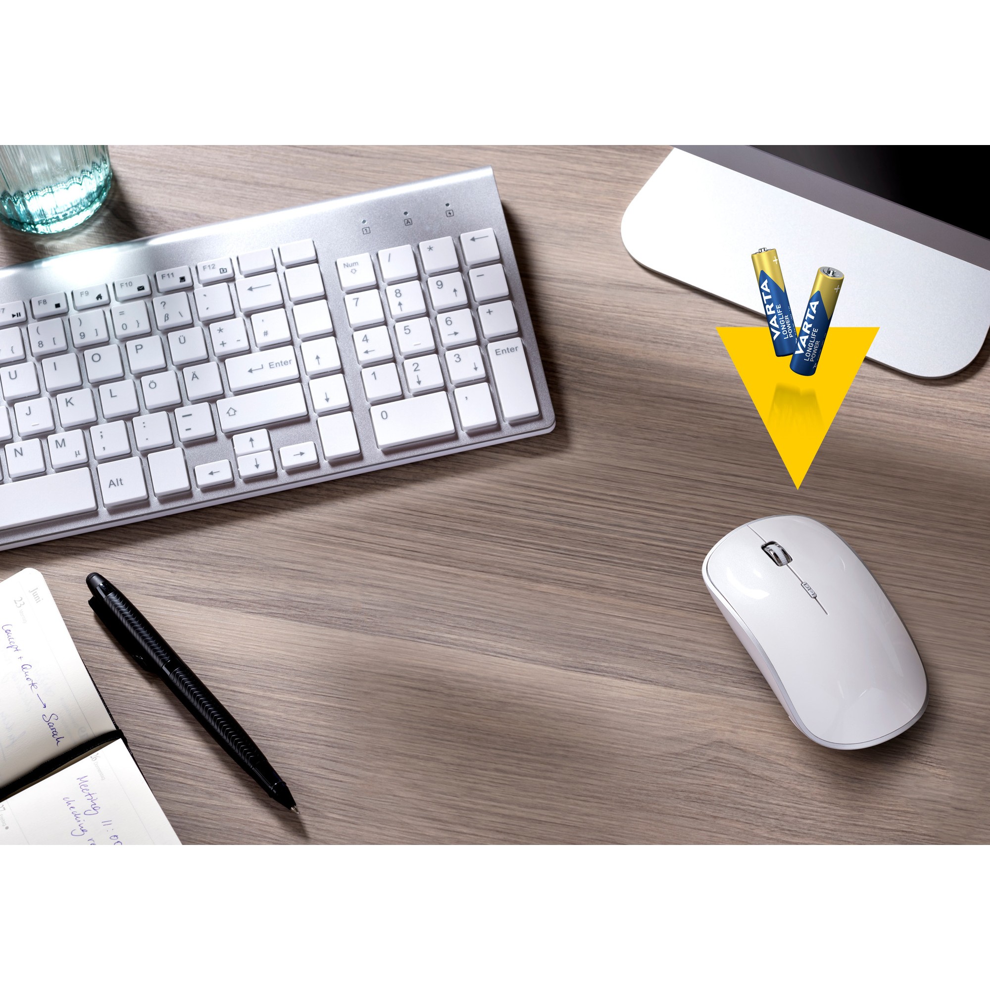 VARTA Batterie Micro, AAA, LR03,4er, 1,5V, 1220mAh, Longlife Power 4 Zellen per Blister