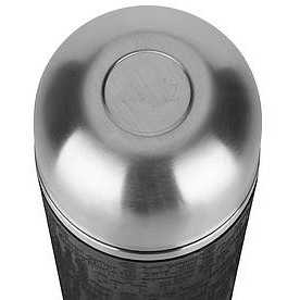 Emsa Senator Sleeve, Schwarz, 1,0 L Isolierflaschen, Edelstahl, 10 x 10 x 30 cm