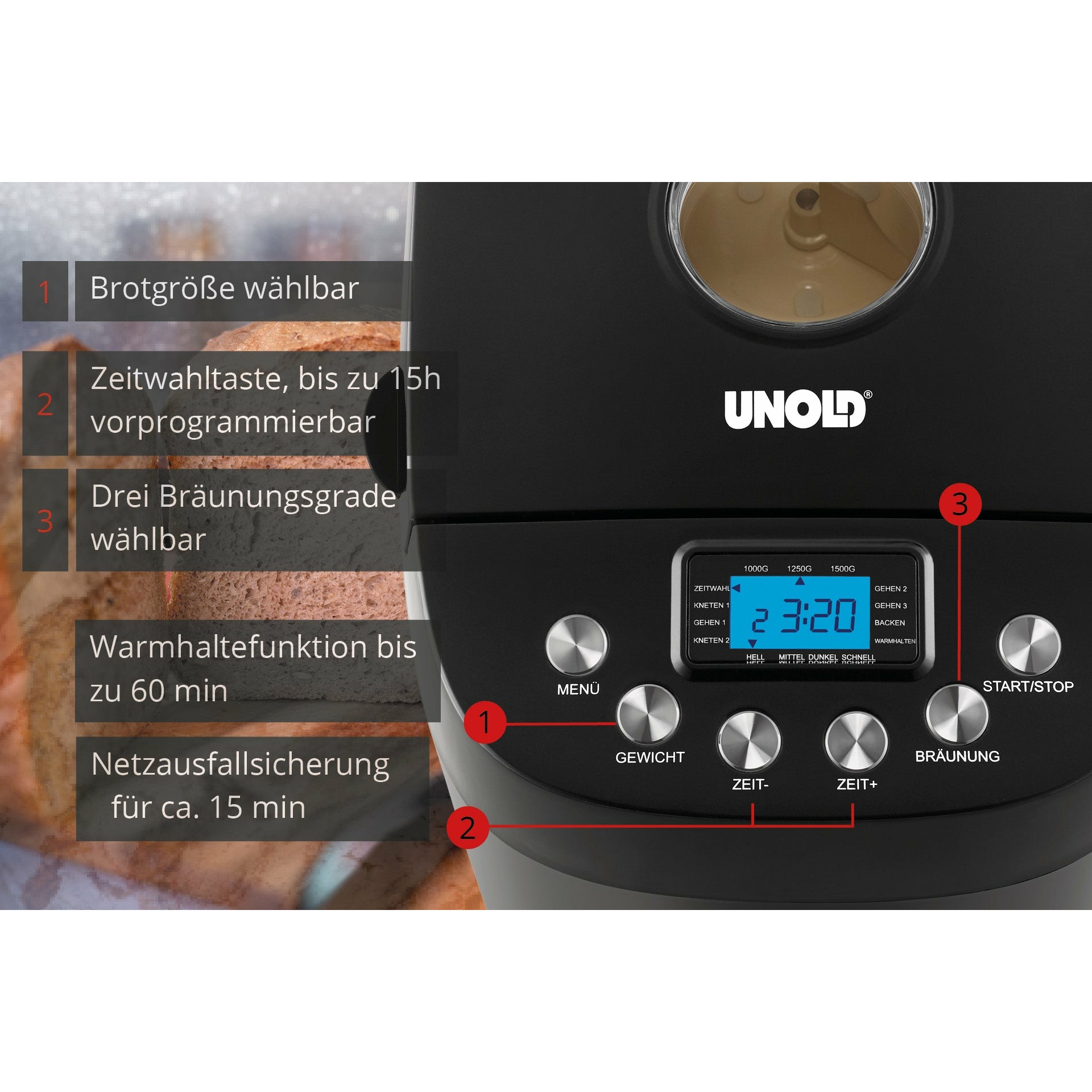 Unold 68520 bread maker