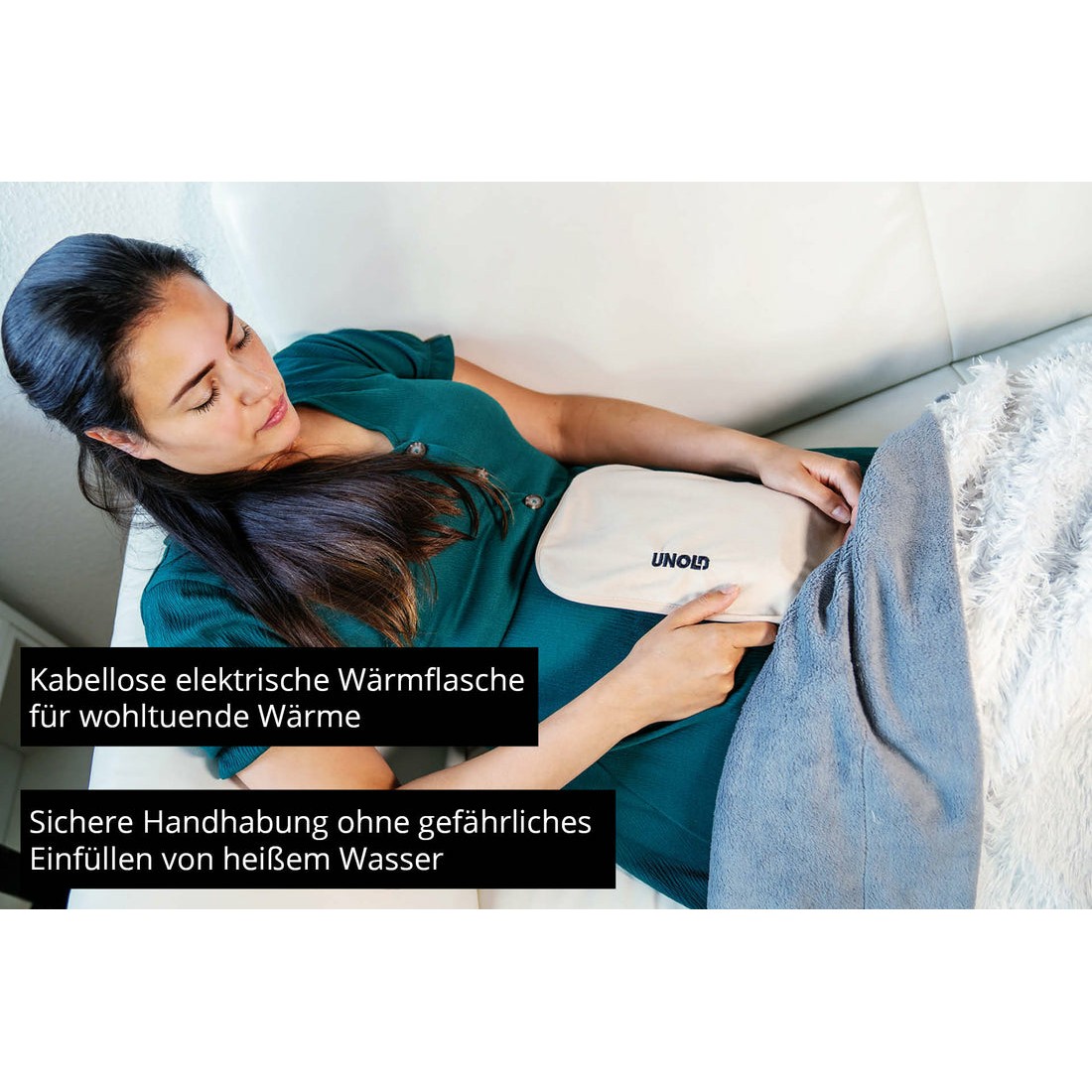 Unold Wärmi Elektrische Wärmflasche Beige