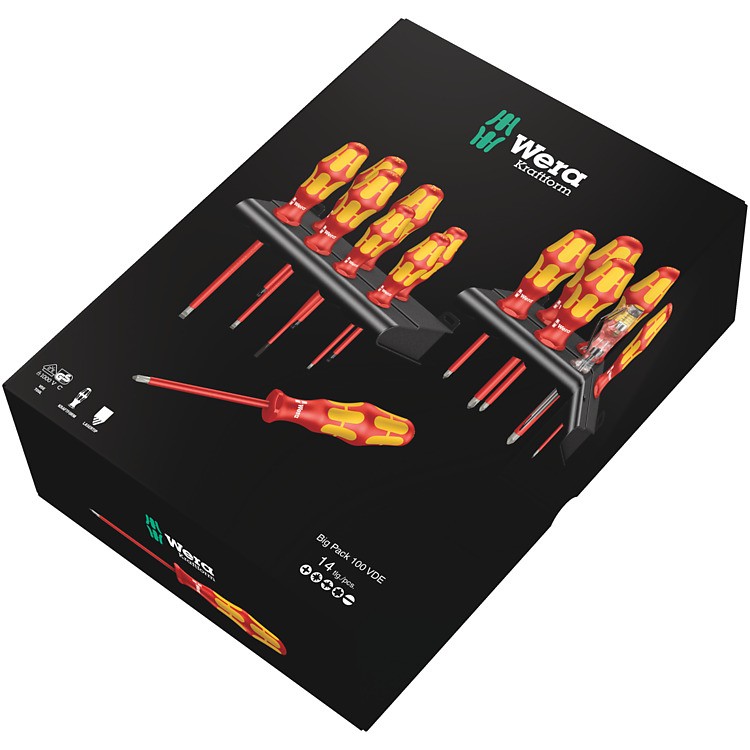 Wera Kraftform Big Pack 100 VDE