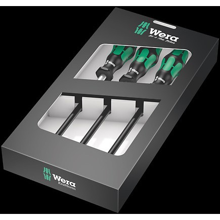 Wera 391/3 Schlauchklemmen-Schraubendrehersatz