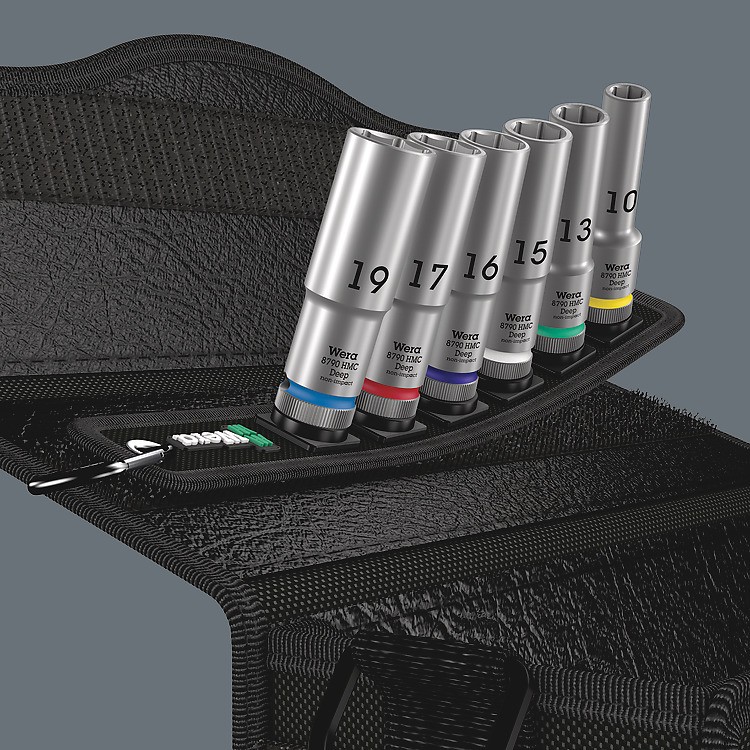 Wera Belt C Deep 1 Steckschlüsseleinsatz-Satz, 1/2-Antrieb