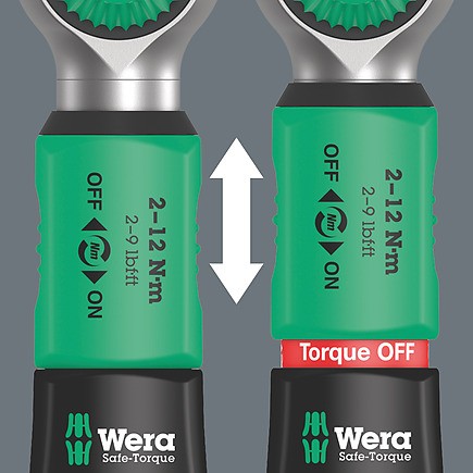 Wera Safe-Torque A 2 Set 1, 1/4 Sechskant 2-12Nm, 23-teilig