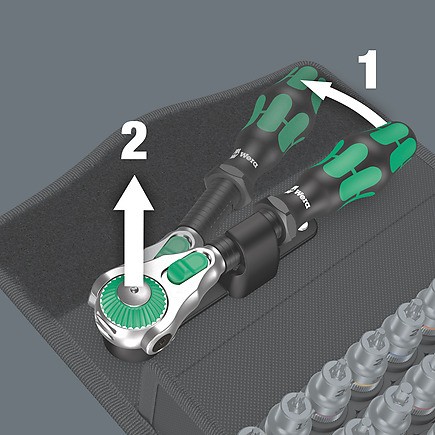 Wera 8100 SB All-In Zyklop Speed 3/8