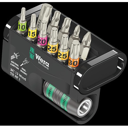 Wera Bit-Check 12 Wood TORX HF 1