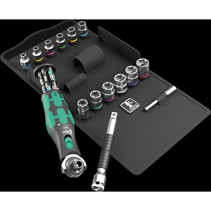 Wera Zyklop Pocket Set 3 Knarren-/Schraubendreher 27tlg,8009
