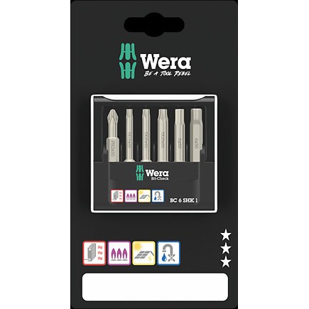 Wera Bit-Check 6 SHK 1 SB