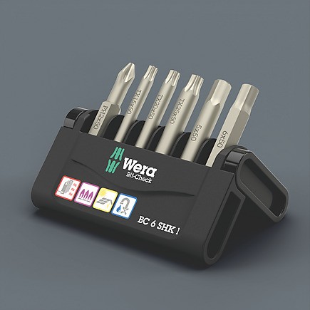 Wera Bit-Check 6 SHK 1 SB