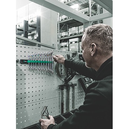 Wera 9630 Magnetleiste 6000 Joker 1 Maul-Ringratschen-Satz