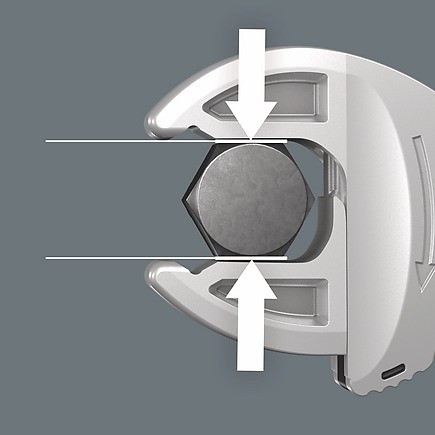 Wera 7880 Joker L Selbstjus Einsteck-Maulschlüssel SW 16-19