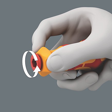 Wera i RA 837 Kraftform Handhalter mit Ratschenfunktion