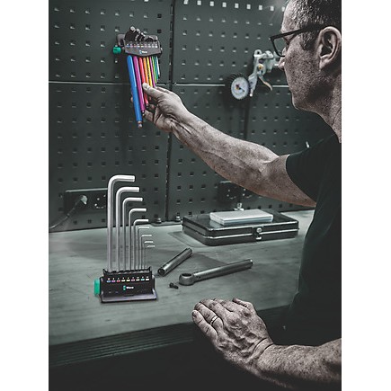 Wera 950/9 Hex-Plus Multicolour 3 Winkelschlüsselsatz metri