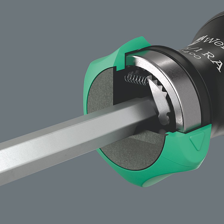 Wera Kraftform Kompakt 27 RA 1, Ratsche m Bits, 6-teilig