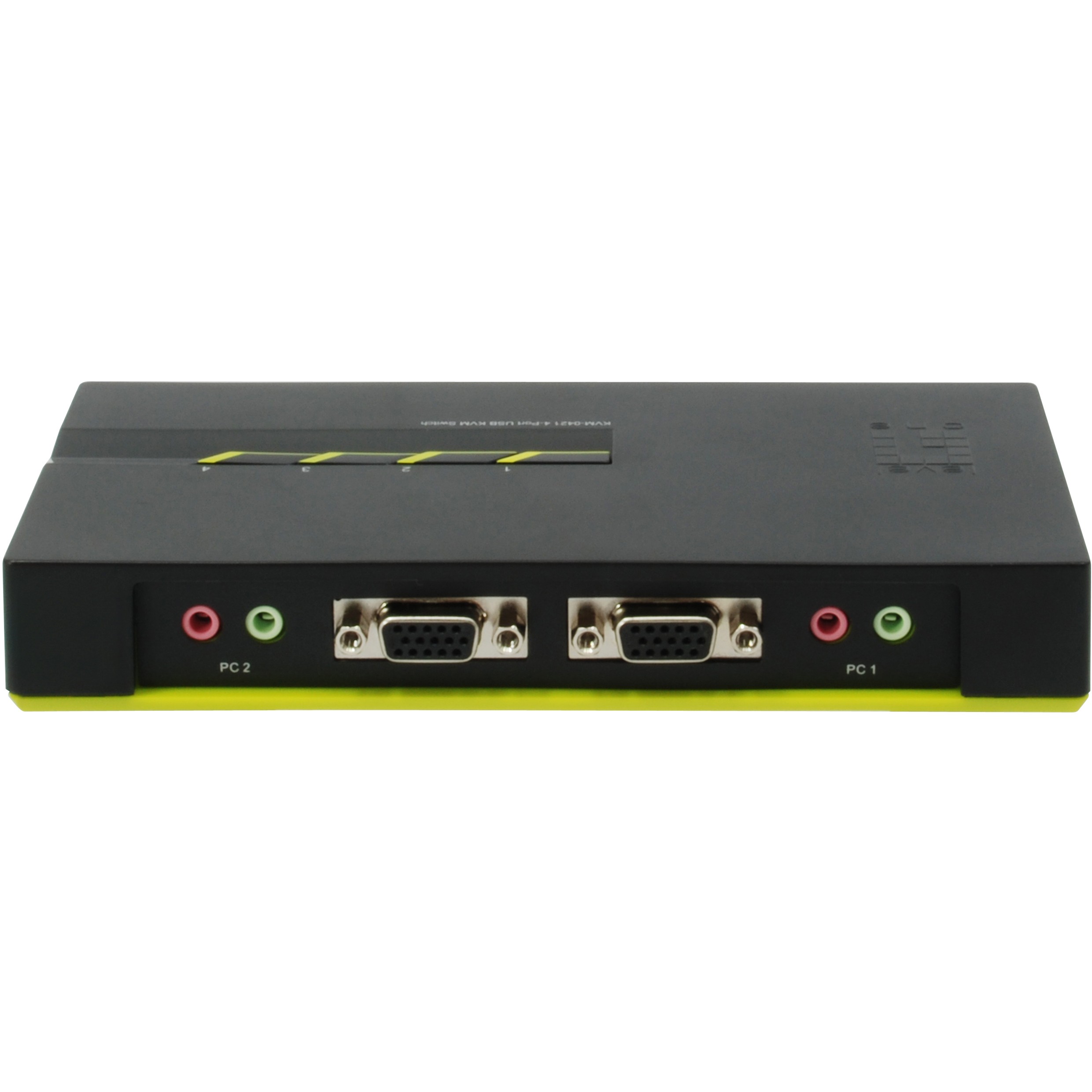 LevelOne 4-Port USB KVM Switch mit Audio