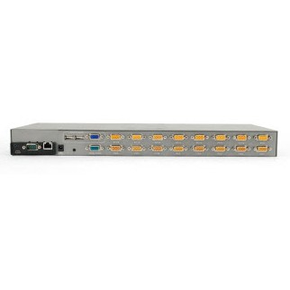 LevelOne KVM Switch  2xUSB-A/16xUSB-B/16xPS/2/16xVGA schwarz